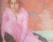 Dame en Rose( Lady in Pink) - 埃德蒙·弗朗索瓦·阿曼·杰